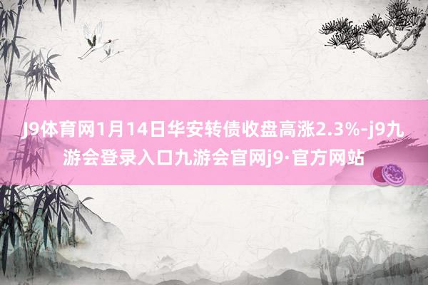 J9体育网1月14日华安转债收盘高涨2.3%-j9九游会登录入口九游会官网j9·官方网站